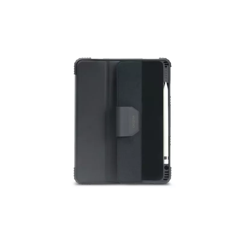 DICOTA Folio Case - Funda abatible para tablet - Policarbonato, Poliuretano termoplástico (TPU), Polietileno reciclado - Negro - 10.9 - para Apple 10.