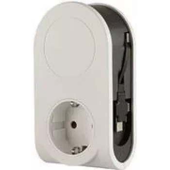 Adaptador de enchufe REV 0020840103 negro blanco