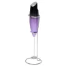 Adler | Espumador de leche con soporte | AD 4499 | Espumador de leche | Negro/Morado