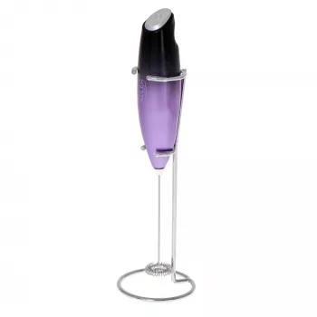 Adler | Espumador de leche con soporte | AD 4499 | Espumador de leche | Negro/Morado