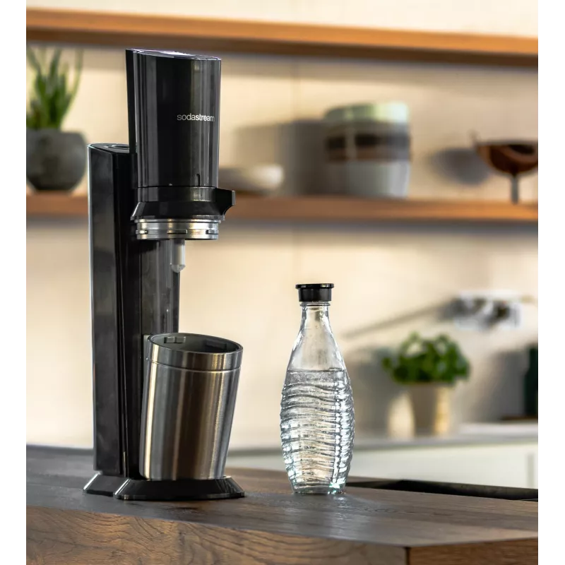 Máquina de soda SodaStream Crystal 3.0 negra