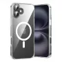 Funda protectora Vention KUGT0-20 para iPhone 16 Plus, transparente, compatible con MagSafe
