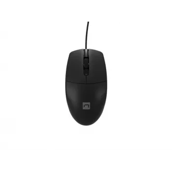 Ratón de oficina con cable NATEC Ruff Plus USB Type-A, diestro, 1200 DPI, 3 botones, negro