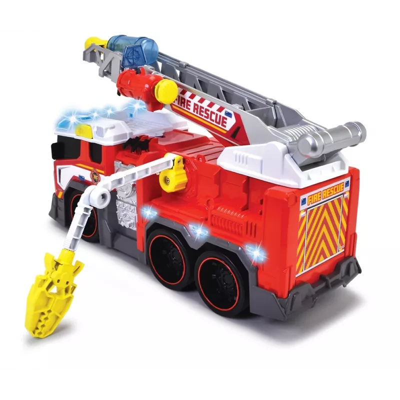 Coche de juguete bombero Dickie modelo 203307000 — a pilas, a partir de 3 años, colores: negro/azul/rojo/blanco/amarillo