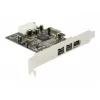 Tarjeta de interfaz FireWire A/B DeLOCK PCI Express 89153