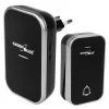 Timbre inalámbrico sin pilas GreenBlue GB157B Kinetic, melodías, Negro, alcance hasta 200m, IP44