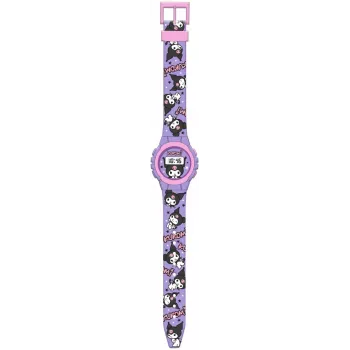 Reloj de pulsera Kids Euroswan Kuromi modelo KU00002 para niños, pantalla analógica, movimiento de cuarzo