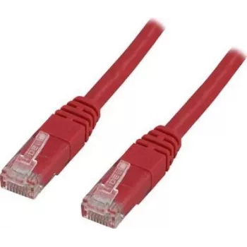 Cable de red Deltaco UTP rojo 0,5 m RJ-45 Cat6
