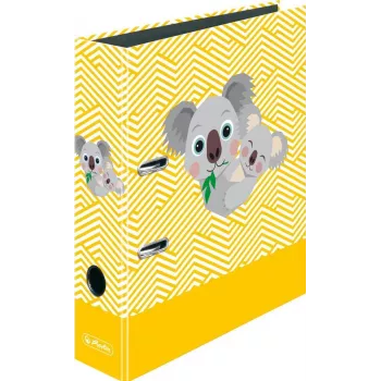 Archivador Herlitz maX.file A4 amarillo certificado FSC