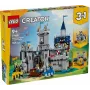 Juguete de construcción LEGO Creator 3 en 1 Castillo medieval de caballeros set 31168 — 1371 piezas, 6 minifiguras, a partir de 9 años