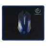 Teclado y ratón Rebeltec SHERMAN Gaming USB QZERTY Inglés Negro