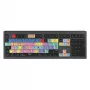 Logickeyboard Adobe Premiere Pro CC Astra 2 teclado universal USB QWERTZ alemán gris
