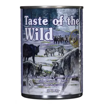 TASTE OF THE WILD Sierra Mountain - Comida húmeda para perros - 390 g