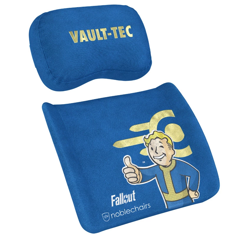 noblechairs Set de almohadas de espuma viscoelástica - Fallout Edición Vault-Tec