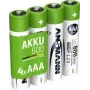 Ansmann 1x4 batería NiMH Micro AAA tipo 600 mín. 550 mAh 1311-0022 (1311-0022)