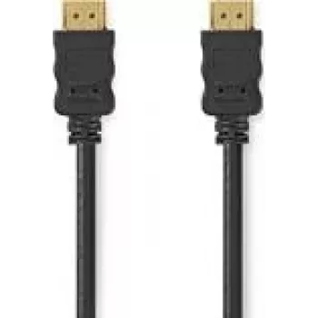 Nedis Cable HDMI de alta velocidad con Ethernet | 4K a 60Hz | - Cable - Audio/Multimedia (CVGB34060BK10)