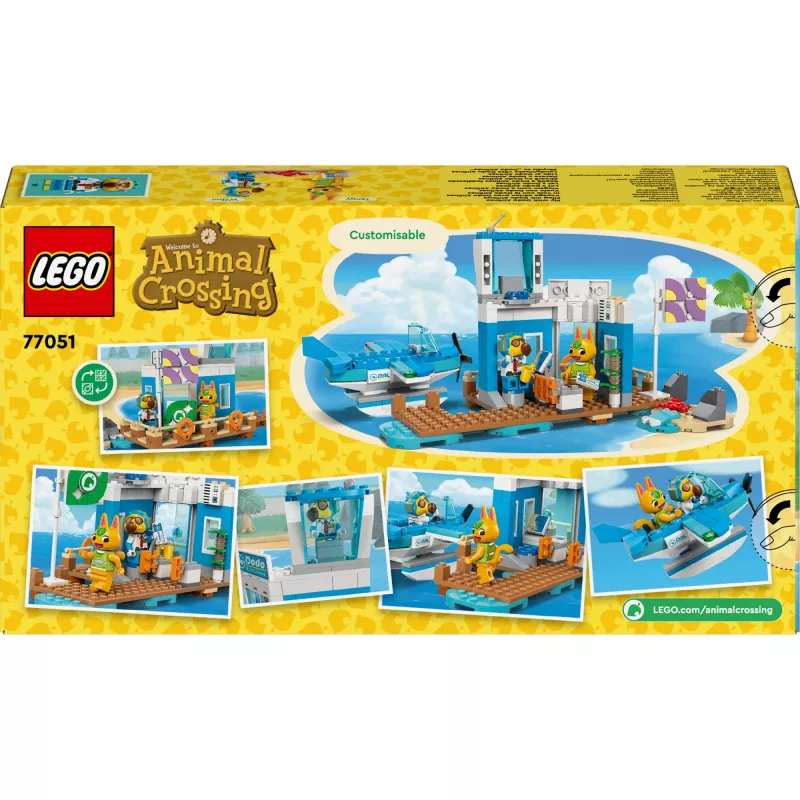 Juguete de construcción LEGO 77051 Animal Crossing: set de volar con Dodo Airlines, marca LEGO, modelo 77051
