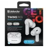 Auriculares Bluetooth Defender TWINS 903, blancos