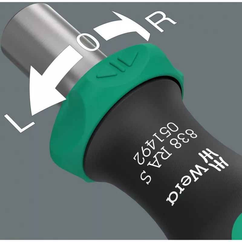 Wera 838 RA S/4 Juego de puntas con función de carraca, 5 piezas (05135823001)