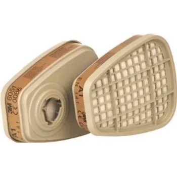 Mascarilla de protección respiratoria 3M 7000034751 filtro P100 con correas ajustables