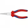 KNIPEX 30 35 160 – alicate plano para puntas – 2,5 mm – 4,1 cm – acero – azul/rojo – 16 cm
