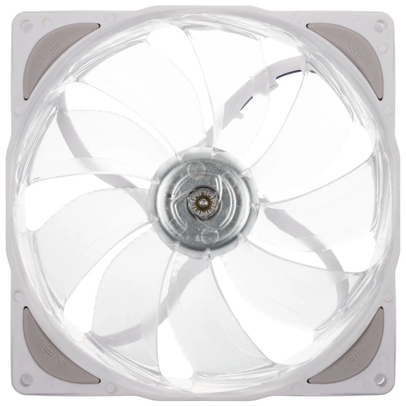 Ventilador de caja NoiseBlocker NB-eLoop X B14-P ARGB PWM 140mm blanco