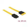 Cable SATA DeLOCK 83949 0,2 m SATA 7 pines amarillo