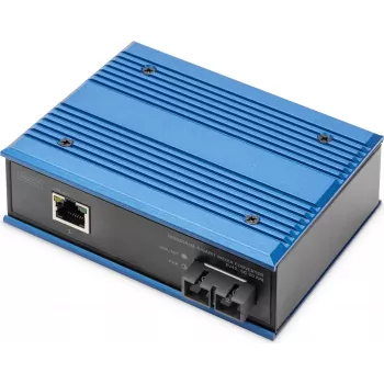 Digitus DN-652102-1 Convertidor de medios de red 1000 Mbit/s 1310 nm Monomodo Negro, Azul