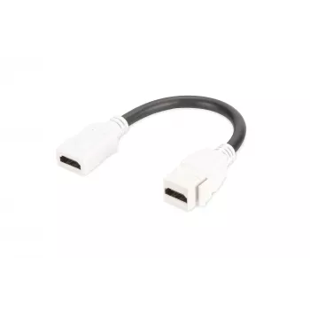 Módulo Keystone Digitus HDMI 2.0 con cable de 12 cm (conector hembra/conector hembra)