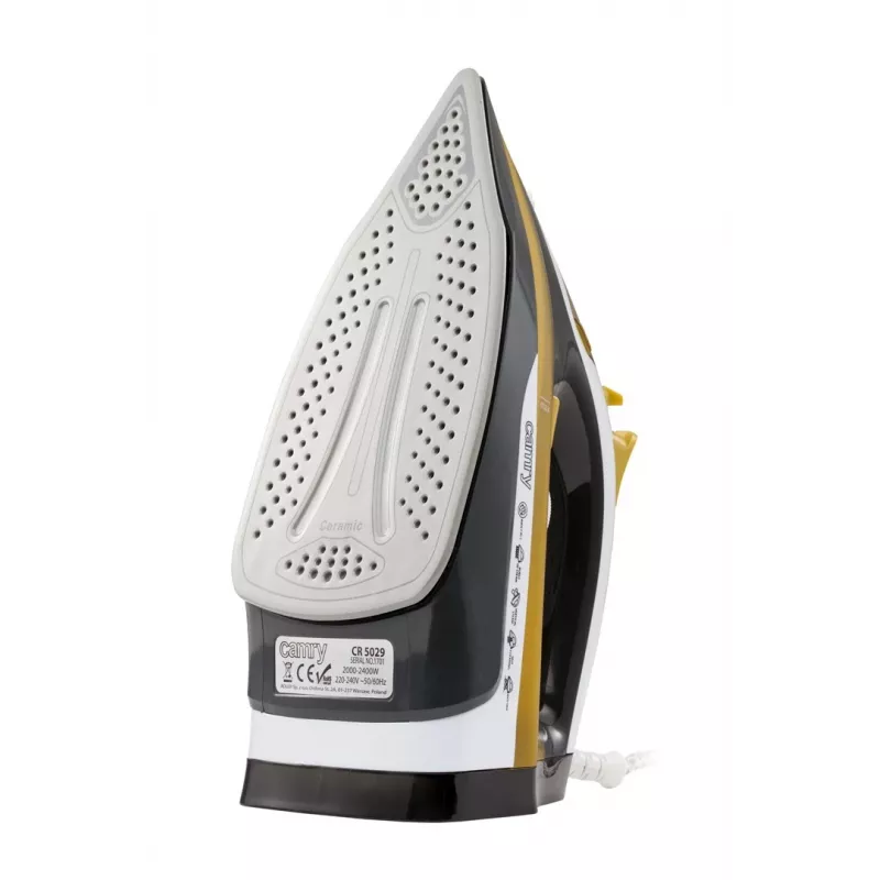Plancha Camry CR 5029 plancha de vapor negra, amarilla 2400 W
