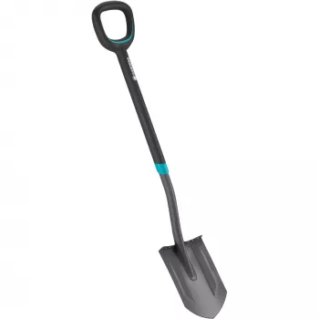 Gardena 17012-20 – Pala de drenaje – acero – negro – en forma de D – monocromo