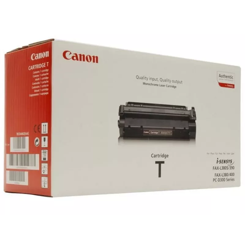 Tóner Canon T cartucho de tóner 1 ud. original negro