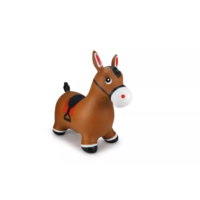 Animales de juguete inflables Jamara caballo saltarín marrón con bomba