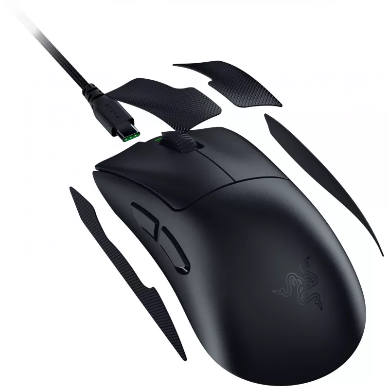 Ratón Razer DeathAdder V4 Pro RF inalámbrico + USB Type-A