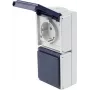 as - Schwabe 62462 Toma de corriente de superficie IP54 gris (62462)
