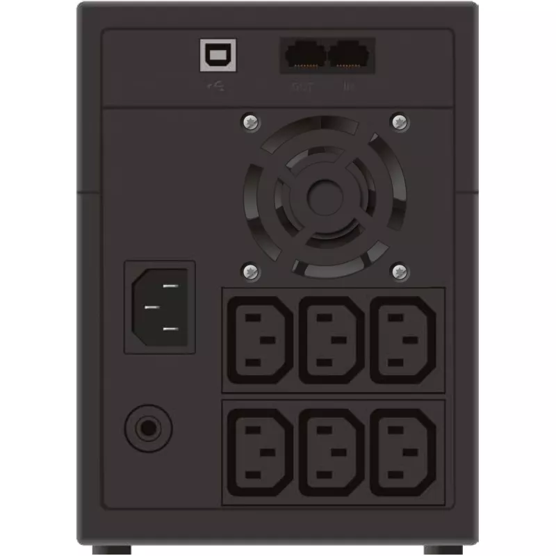 PowerWalker VI 2200 LCD/IEC SAI (sistema de alimentación ininterrumpida) línea interactiva 2,2 kVA 1200 W 6 salidas AC