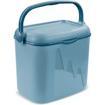 Nevera portátil Curver Tourist 20L 262277 azul — nevera de viaje de 20 L de polipropileno con asa de transporte, 396×265×428 mm, 1,8 kg