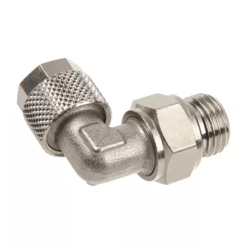 Tornillo – adaptador en ángulo de 1/4 de pulgada, Innovatek, plata
