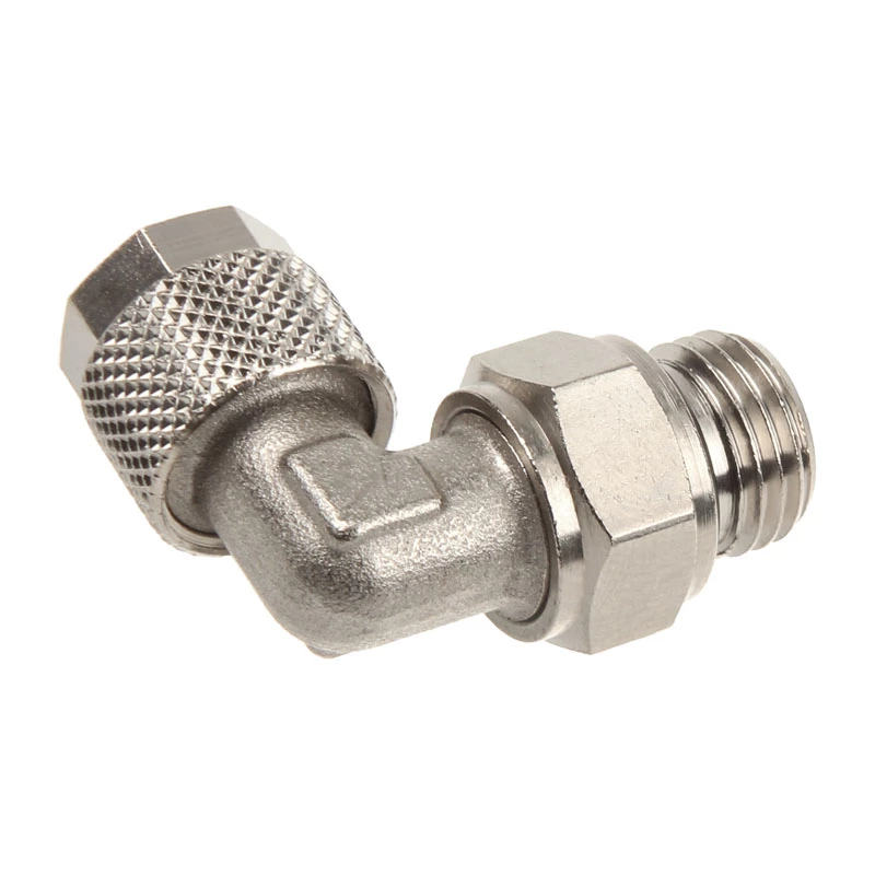 Tornillo – adaptador en ángulo de 1/4 de pulgada, Innovatek, plata