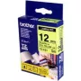 Brother TZ-C31 cinta laminada para etiquetas, 12 mm x 8 m, negro sobre amarillo
