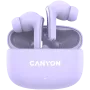 Canyon TWS-9 CNS-TWS9P Auriculares – True Wireless – Bluetooth 5.4 – In-Ear – 6h + 30h de autonomía – estuche de carga USB-C – control táctil – lila