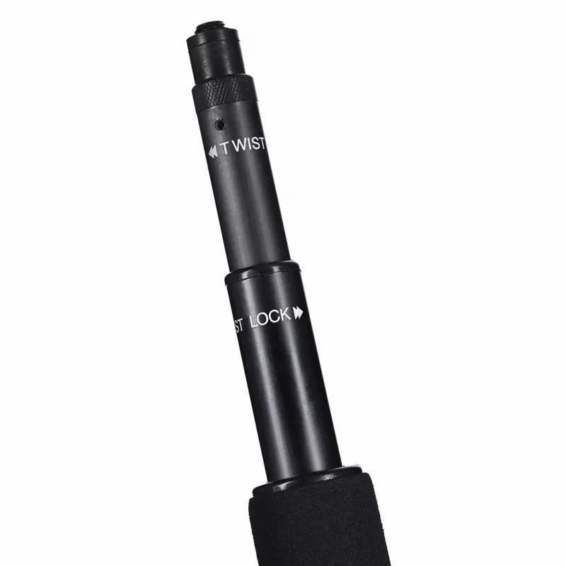 RØDE Micro Boompole – pértiga de micrófono telescópica ligera, longitud 844 mm, peso 396 g, altura plegada compacta 33 mm