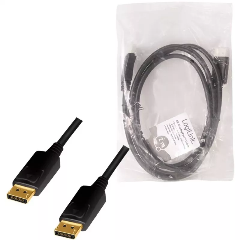 Cable DisplayPort LogiLink CD0101 2 m negro