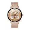 Smartwatch Colmi V89 acero inoxidable oro con Bluetooth y medidor de frecuencia cardíaca