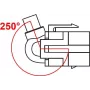 Módulo Keystone USB 5 Gbit/s conector hembra Type-A 250° a conector macho Type-A 0,5 m cable DELOCK