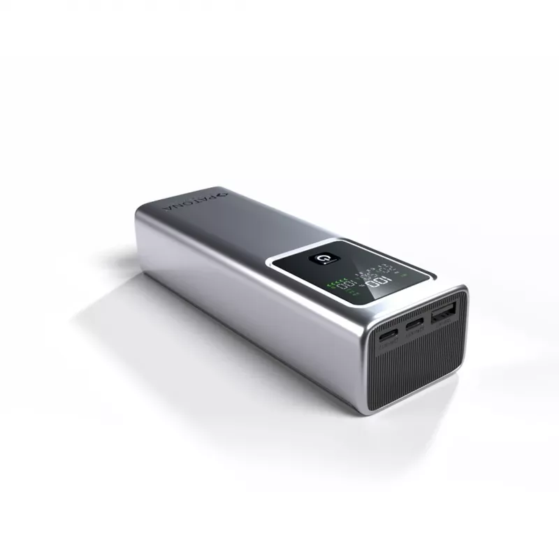 Batería externa PATONA Platinum Powerbank Luxury One PD100 | 20000mAh | PD 100W | USB-C + USB-A plata, negro