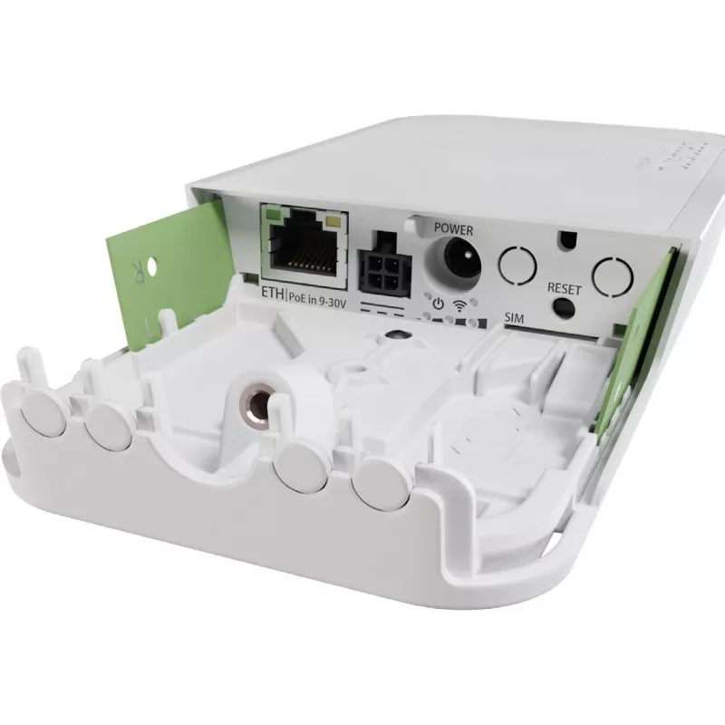 Punto de acceso inalámbrico MikroTik wAP LTE kit 2024 — 2,4 GHz, 300 Mbps, IP54, PoE, ranura SIM