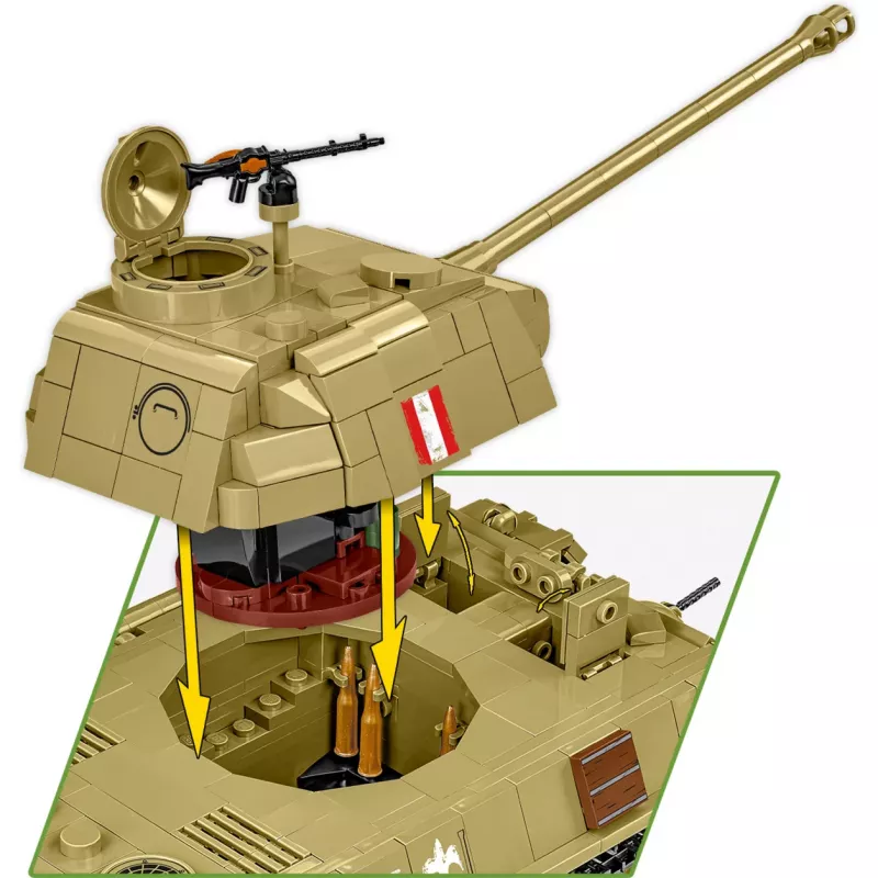 Bloques Panzer V Panther G Pudel 1133 piezas