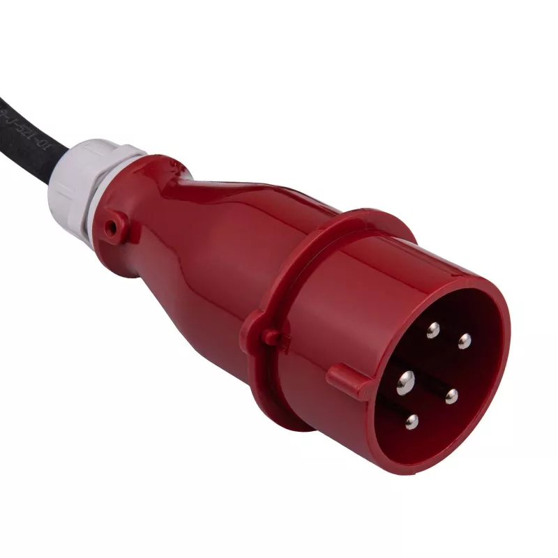 Akyga AK-EC-24 cargador móvil para vehículo eléctrico, GB/T, conector macho CEE de 5 pines, trifásico, 32 A, 22 kW, LCD, 5 m
