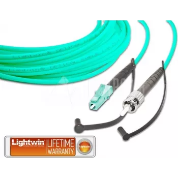 Cable de parcheo de fibra óptica Lightwin High Quality Simplex, MM OM3, LC - ST (LSP-50 LC-ST 2.0 OM3)